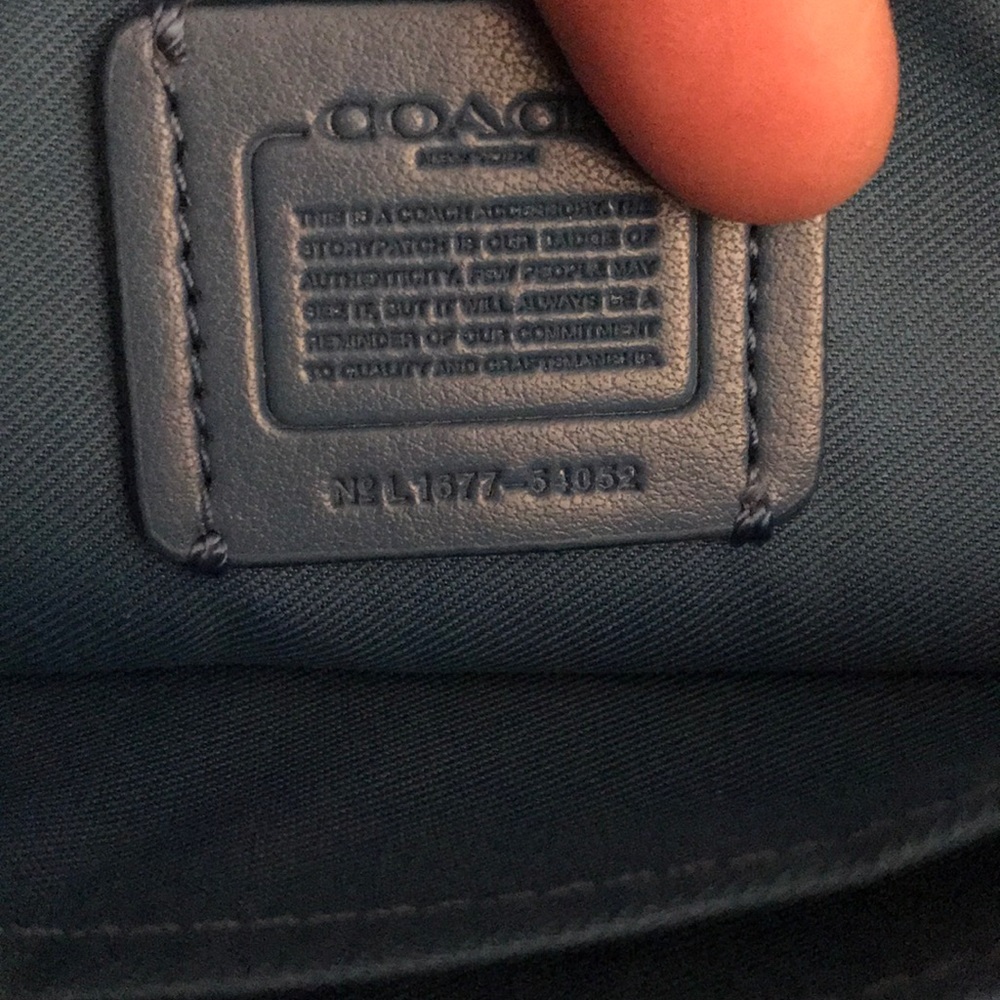 Coach double zip wallet - Picture 3 of 6
